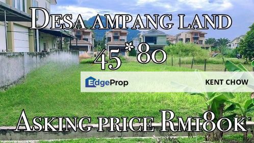 🏡 FOR SALE 🏡   🔥 Jalan Desa Ampang Land 🔥, Perak, Ipoh