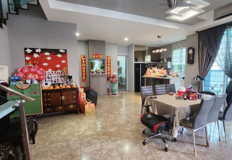 3 storey semi-d for sale in viridian, bandar sungai long, cheras, kajang.