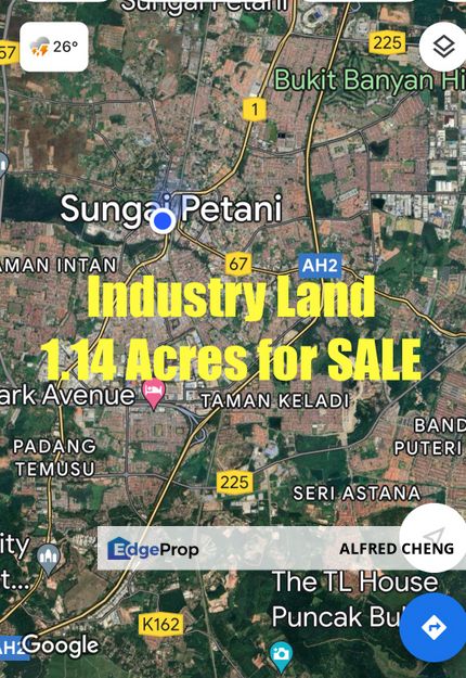 Industry Land for Sale  📍 Sungai Petani Kedah  , Kedah, Sungai Petani