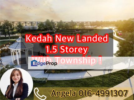 1.5 Storey Zero Lot Bangalow With Gated Guarded New Unit, Kedah, Kulim