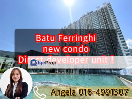 Direct developer unit, free legal fee and agent fee !!, Penang, Batu Ferringhi