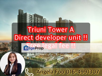 Tower A 1636sf, direct developer unit, free kitchen!, Penang, Batu Uban