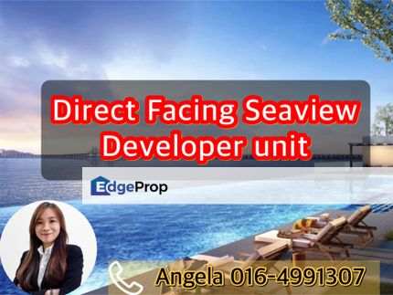 Direct developer unit, facing seaview, free legal fee !!, Penang, Gelugor