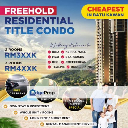Cheapest Condominium in Batu Kawan, Penang, Batu Kawan