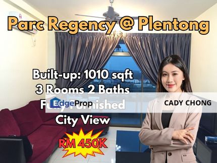 Parc Regency Service Residence @ Plentong Fully Furnished Unit For Sale, Johor, Johor Bahru