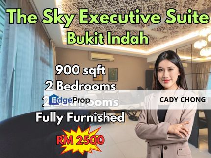 The Sky Executive Suites @ Bukit Indah 2 Bedrooms Fully Furnished For Rent, Johor, Johor Bahru