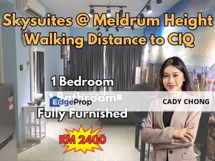 Skysuites @ Meldrum Hills JB Town Fully Furnished For Rent, Johor, Johor Bahru