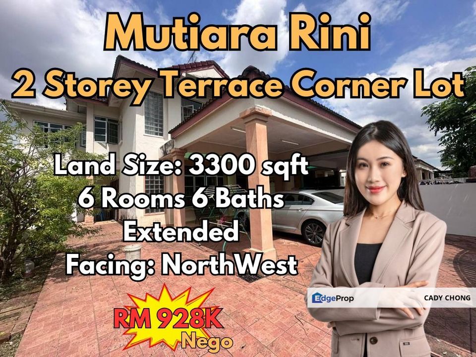 Mutiara Rini Double Storey Terrace House Corner Lot Renovated Unit For ...