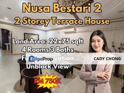 Nusa Bestari 2 Double Storey Terrace House Fully Renovation For Sale, Johor, Skudai