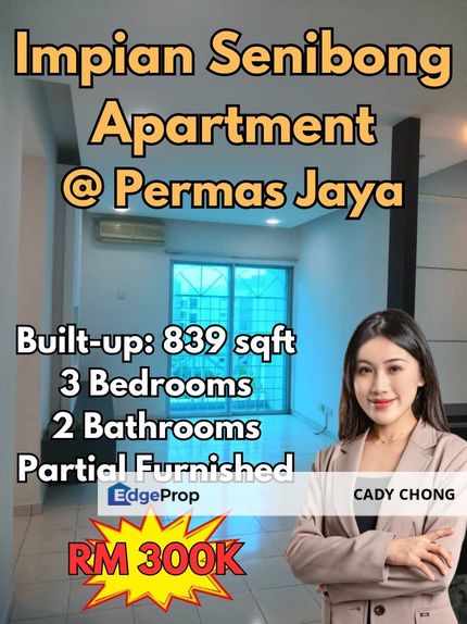 Impian Senibong Apartment @ Permas Jaya For Sale, Johor, Permas Jaya/Senibong