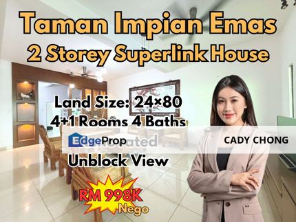 Bukit Impian @ Impian Emas Double Storey Terrace House Renovated Unit For Sale, Johor, Skudai