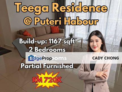 Teega Residence @ Puteri Harbour 2 Bedrooms Unit For Sale, Johor, Kota Iskandar