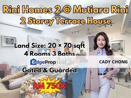 Rini Homes 2 @ Mutiara Rini Double Storey Terrace House Renovated Unit For Sale, Johor, Skudai