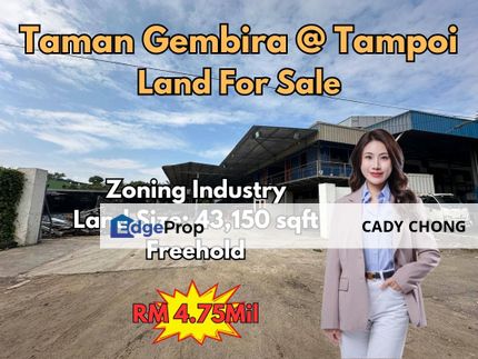 Taman Gembira @ Tampoi Land For Sale, Johor, Johor Bahru