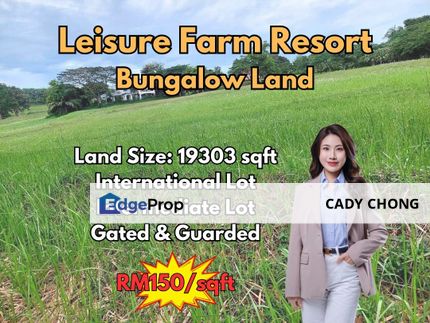 Leisure Farm Resort Bungalow Land For Sale, Johor, Gelang Patah