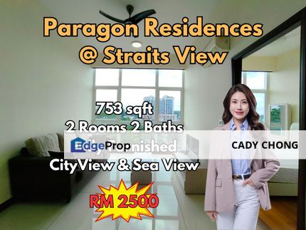 Paragon Residences @  Straits View Fully Furnished Unit For Rent, Johor, Johor Bahru