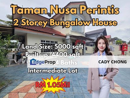 Nusa Perintis  @ Gelang Patah Double Storey Bungalow House For Sale, Johor, Gelang Patah