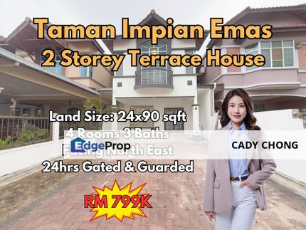 Impian Emas Double Storey Terrace House For Sale, Johor, Skudai