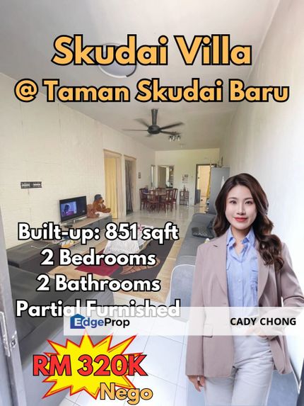Skudai Villa @ Taman Skudai Baru For Sale, Johor, Skudai