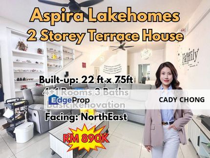 Aspira LakeHomes @ Gelang Patah Double Storey Terrace House For Sale, Johor, Gelang Patah