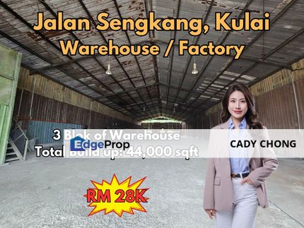 Jalan Sengkang Kulai Warehouse / Factory For Rent, Johor, Kulai