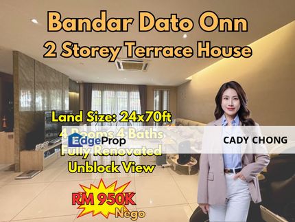 Bandar Dato Onn Double Storey Terrace House Fully Renovated Unit For Sale, Johor, Johor Bahru
