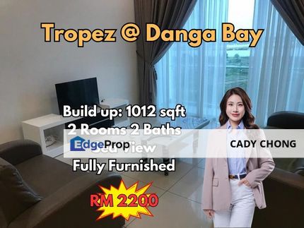 Tropez @ Danga Bay 2 Bedrooms Fully Furnished Unit For Rent, Johor, Johor Bahru