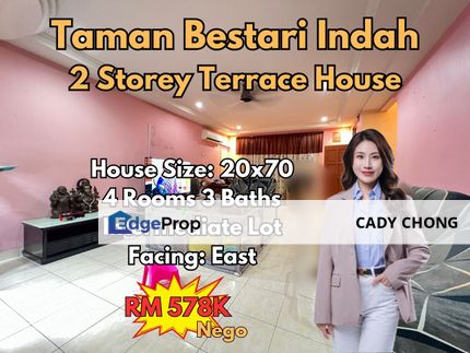 Bestari Indah Double Storey Terrace House For Sale, Johor, Ulu Tiram