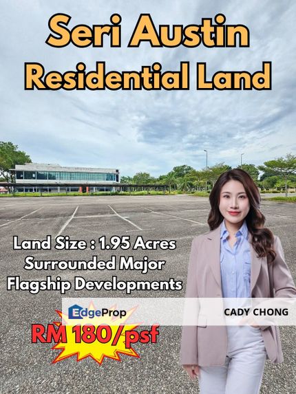 Seri Austin Residential Land For Sale, Johor, Johor Bahru