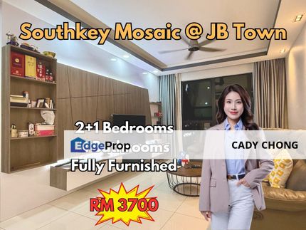 Southkey Mosaic @ JB Town Fully Furnished Unit For Rent, Johor, Johor Bahru