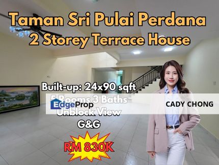 Taman Sri Pulai Perdana Double Storey Terrace House For Sale, Johor, Skudai