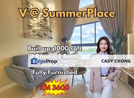 V @ SummerPlace Fully Furnished Unit For Rent, Johor, Johor Bahru