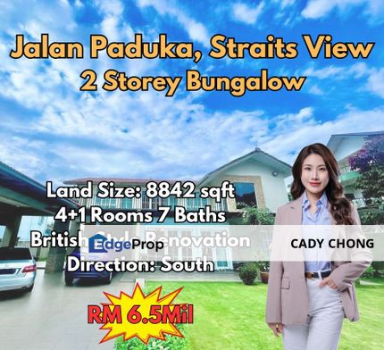 Straits View @ JB Town Double Storey Bungalow Renovated Unit For Sale, Johor, Johor Bahru