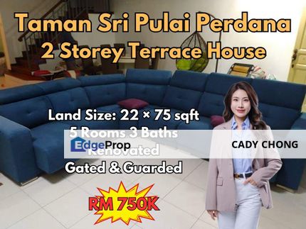 Sri Pulai Perdana Double Storey Terrace House Renovated Unit For Sale, Johor, Skudai