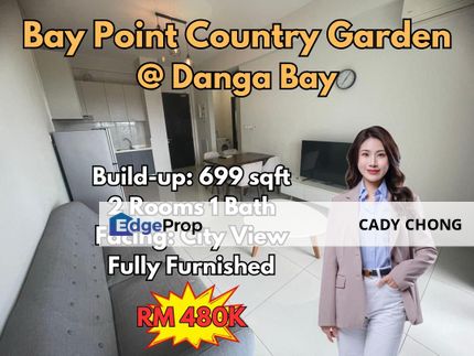 Bay Point Country Garden @ Danga Bay Fully Furnished Service Residence For Sale, Johor, Johor Bahru