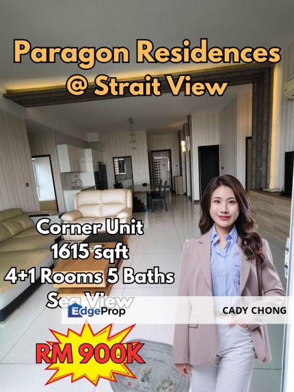 Paragon Residences @ Strait View High Floor Corner Unit For Sale, Johor, Johor Bahru