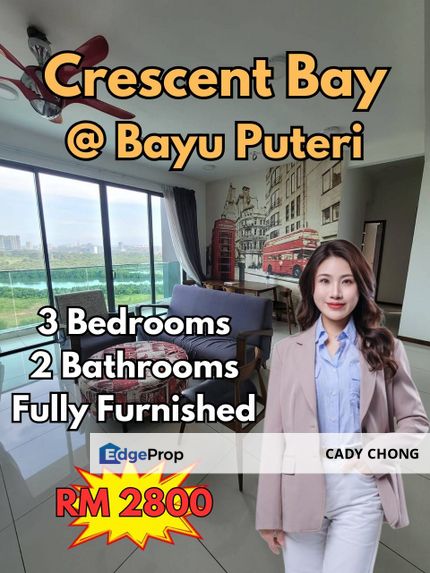 Crescent Bay @ Bayu Puteri Fully Furnished Unit For Rent, Johor, Johor Bahru