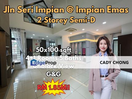 Impian Emas Double Storey Semi-D For Sale, Johor, Skudai