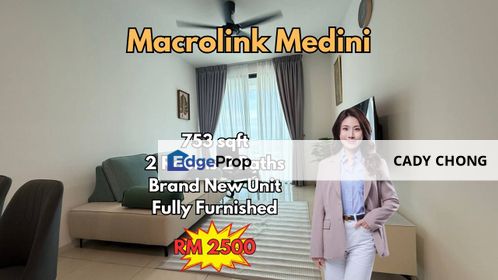 Macrolink Medini 2 Bedrooms Fully Furnished For Rent, Johor, 