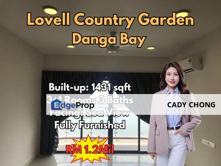 Lovell Country Garden Danga Bay Fully Furnished Service Apartment For Sale, Johor, Johor Bahru