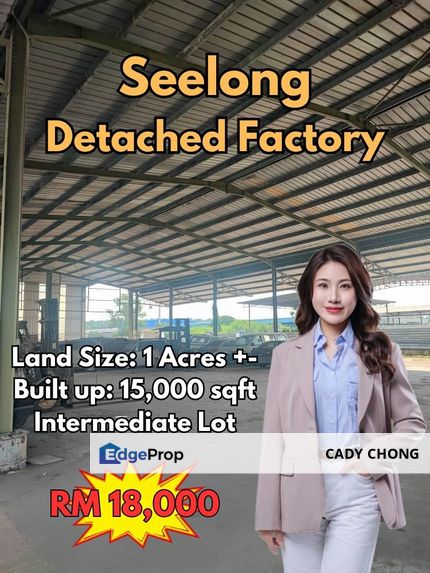 Seelong Detached Factory For Rent, Johor, Senai
