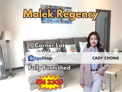 Molek Regency Fully Furnished High Floor Corner Lot For Rent, Johor, Johor Bahru