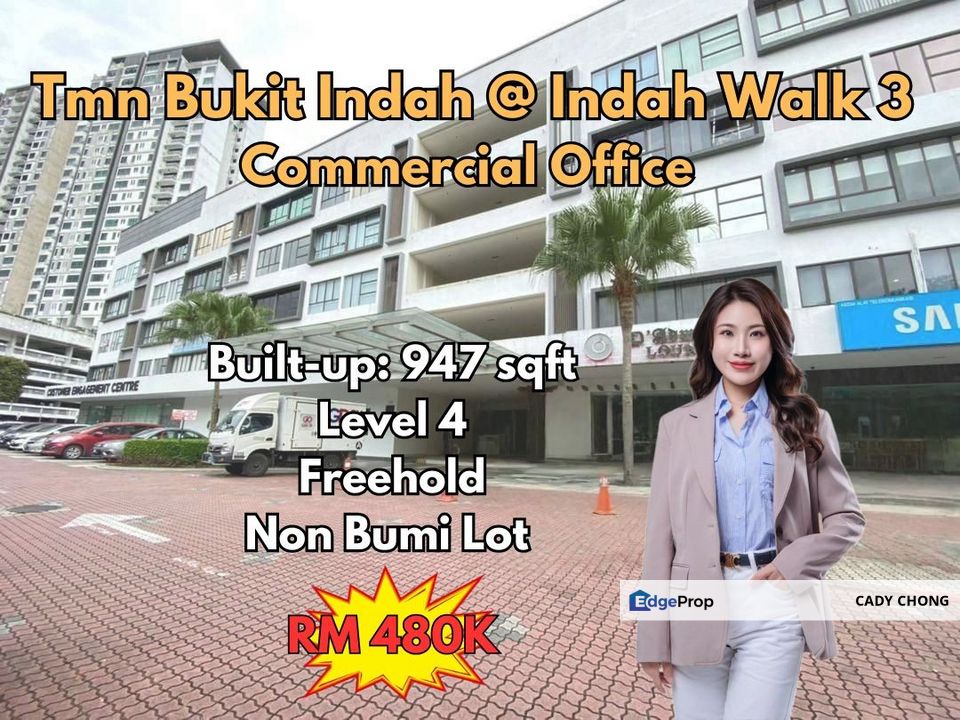 Taman Bukit Indah @ Indah Walk 3 Commercial Office For Sale, Johor, Johor Bahru