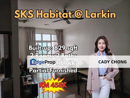 SKS Habitat @ Larkin Service Apartment For Sale, Johor, Johor Bahru
