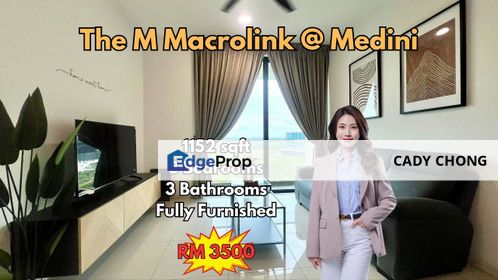 The M Macrolink @ Medini 3 Bedrooms Fully Furnished For Rent, Johor, 