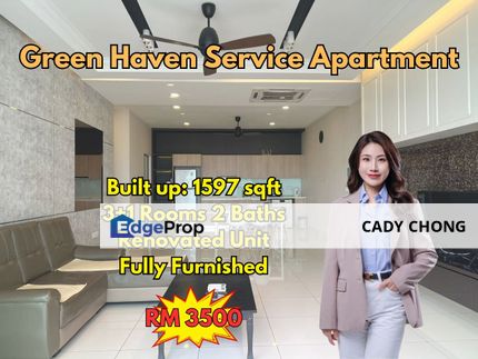 Green Haven Service Apartment Fully Furnished Unit For Rent, Johor, Masai