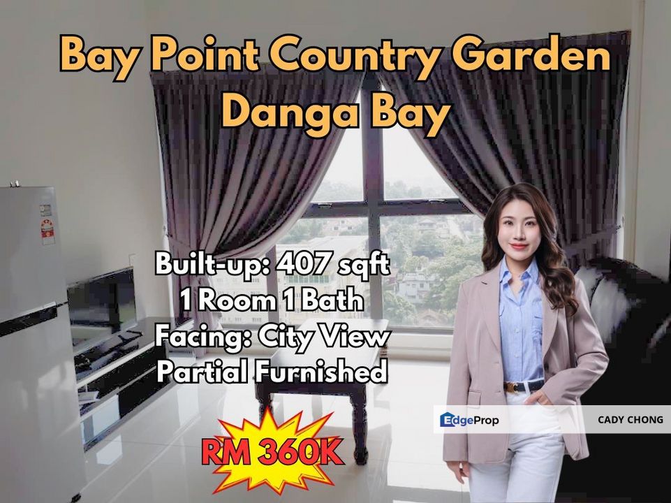 Bay Point Country Garden Danga Bay Service Apartment For Sale, Johor, Johor Bahru