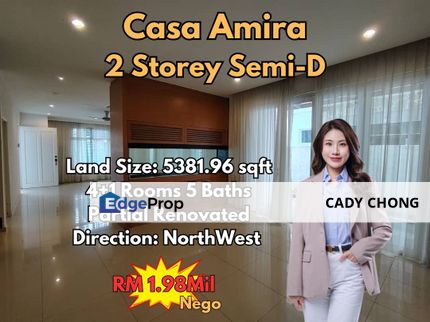 Casa Amira Double Storey Semi-D For Sale, Johor, 