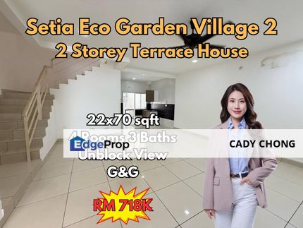 Setia Eco Garden Village 2 Double Storey Terrace House For Sale, Johor, Gelang Patah