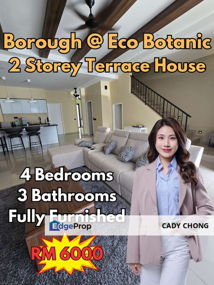 Borough @ Eco Botanic 2 Storey Terrace Fully Furnished Unit For Rent, Johor, Nusajaya